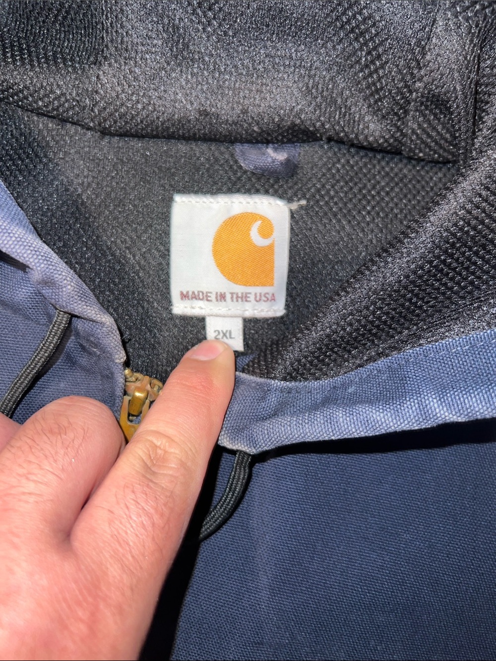J131 Carhartt Hooded Zip Jacket - Picture 2 of 10